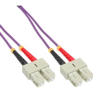 InLine LWL Duplex Kabel - SC/SC - 50/125µm - OM4 - 10m
